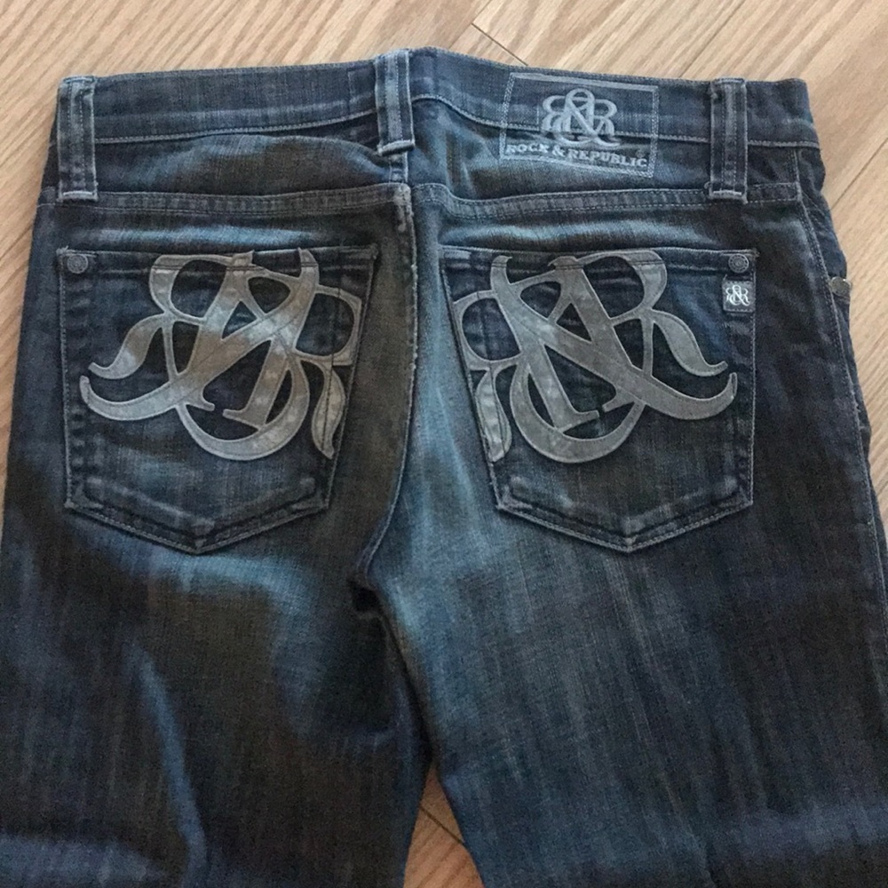 Men’s Rock & Republic dark wash denim